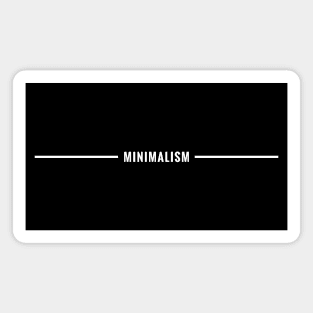 Double Lined Minimalism (White version) - Minimal DM Magnet